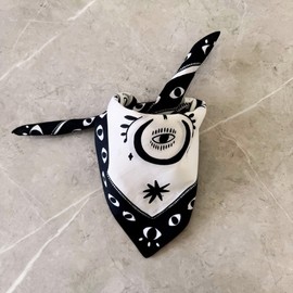 The Peacock Crew Celestial Bandana in Premium Cotton for Women with Kraft Gift Pack