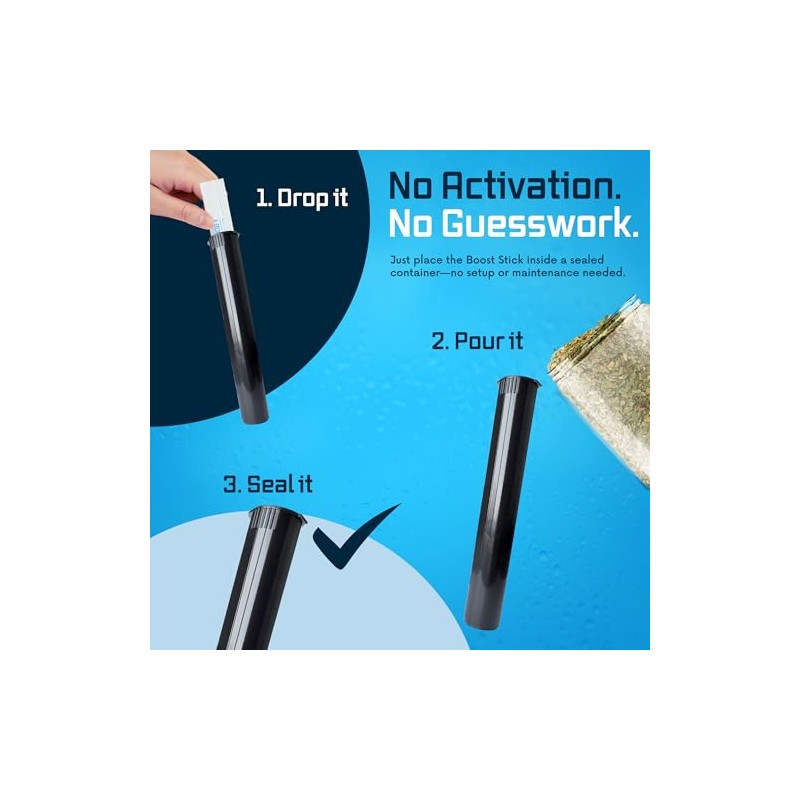 62% RH Humidity Control Sticks, Integra Boost 20 Pack Moisture