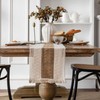 Macrame Table Runner 30 x 274 cm Beige Boho Jute