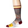 Stance King James Crew Calcetines para hombre, Amarillo, Sock Size:10-13/Shoe