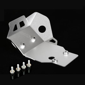 Front Skid Plate Lower Engine Mud Guard Cover for Yamaha Tricker, Serow 250 2018-2023 XT250 2008-2023 (Silver)