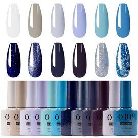 Obp Esmalte de Uñas Gel Semipermanente de 12 Colores Diferentes Gamas para Uñas Kit de Gel Polish Nail (GAMA-16)