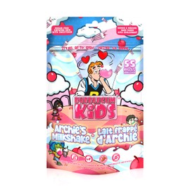 Archie’s Milkshake Sugar Free Gum by Bubblegum Kids | Stocking Stuffers, Holiday Candy, Party Favors | Sugarless Gum | Vegan, Peanut Free, Low Calorie Candy Alternative for Kids & Adults | 1 Pack