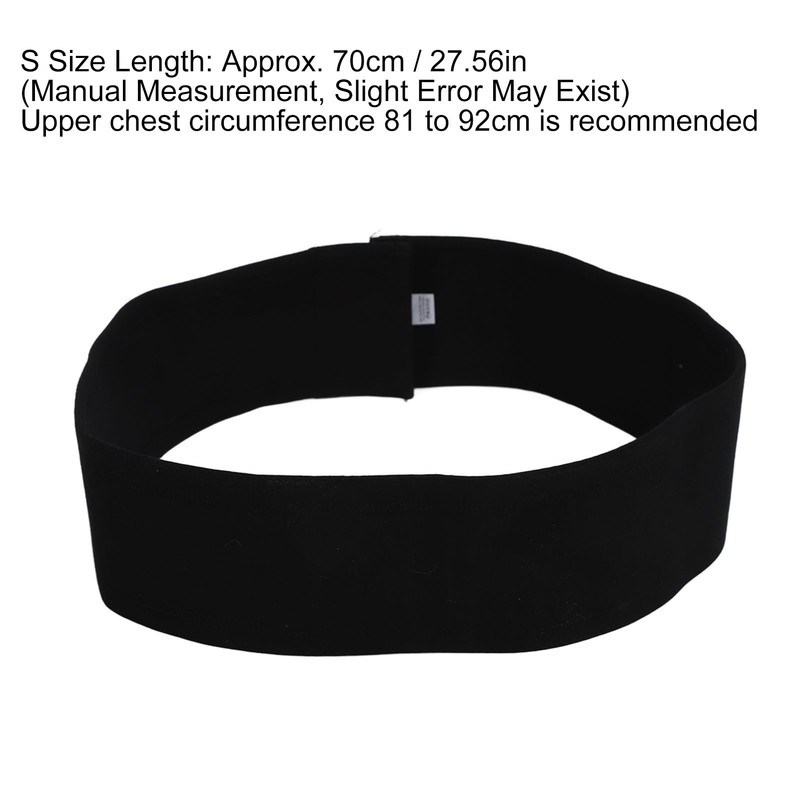 Implant Stabilizer Band Black Adjustable Elastic Soft Skin Friendly Breathable