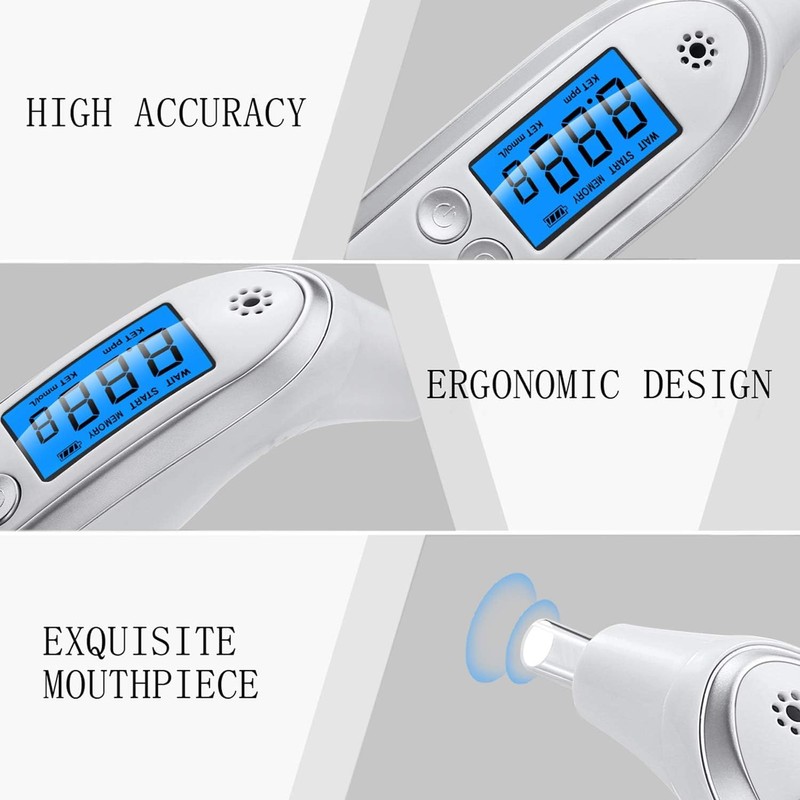 SOYAA Keto Breath Tester, Portable Ketone Meter for Low-Carb Plans