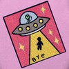 Goodbye Earth Unidentified Flying Object X File Embroidered Badge Iron