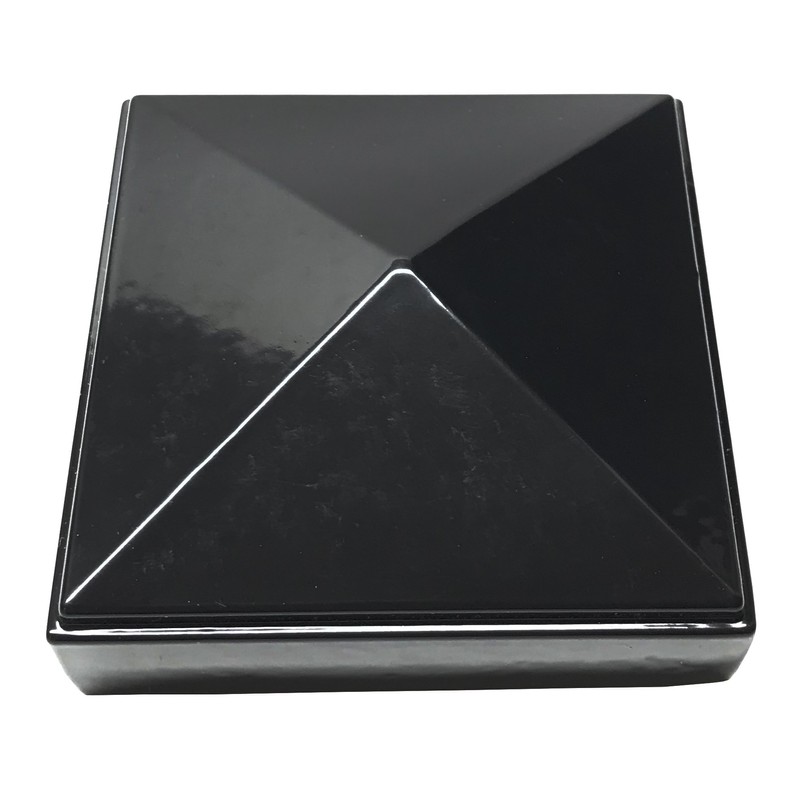 2.5" x 2.5" Aluminium Pyramid Post Cap for Metal Posts