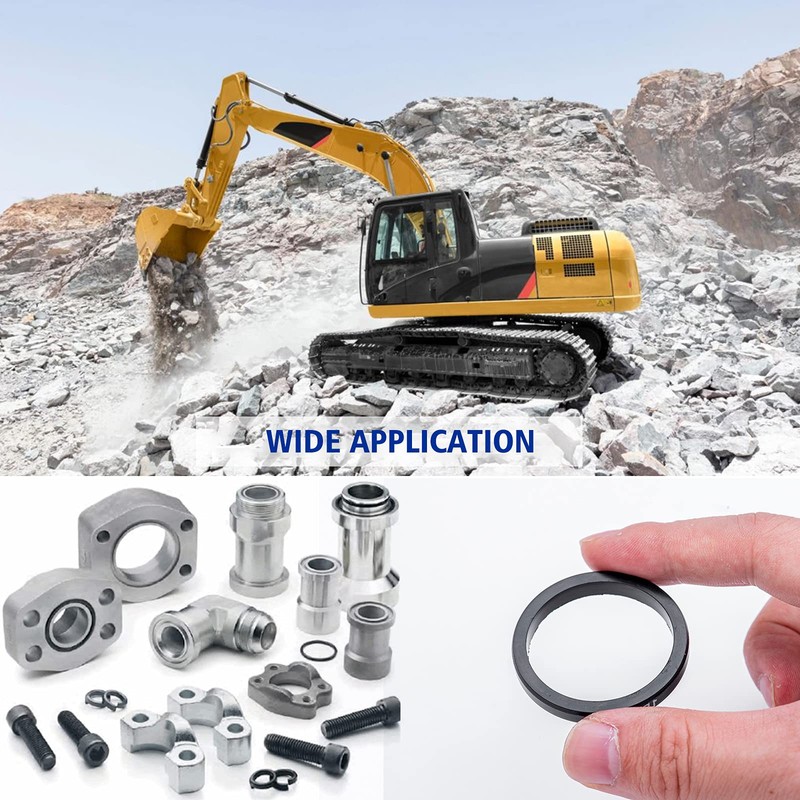 BUSY-CORNER 4C-4784 Print D-Ring Kit, Nitrile 90, Hydraulic Hose Fitting