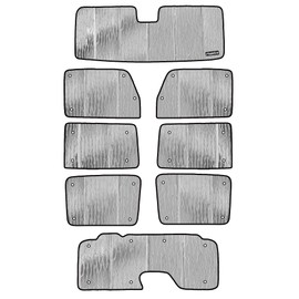 Pigenius Window Sun Shade for 2018-2024 Jeep Wrangler 4 Door(Full Set)