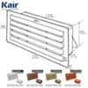 Kair 180mm x 95mm Rectangular Airbrick with Damper - Beige