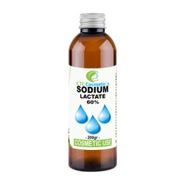 Sodium lactate 60% - 200 gr - Use For bar soaps, it helps to produce a harder bar that lasts longer | A great additive in cosmetic formulations
