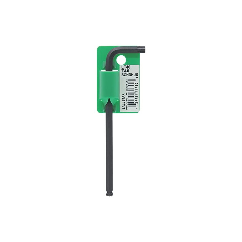 BONDHUS LT40 No.11740 Torx® Ball Point Ballstar™ L-Wrench T40 (Short