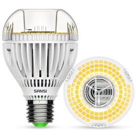 SANSI 300W Equivalent A19 LED Light Bulb, 4500 Lumens 5000K Daylight Light Bulbs, Non-Dimmable E26 LED Bulb with Ceramic Technology, 22.5 Years Lifetime, 30W Power Energy Saving for Home Workspace