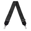 Xoenoiee Leopard Black Print Adjustable Purse Strap Bag Shoulder Strap