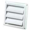 Deflecto Vent Hood, 4", White (HS4W/48)