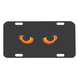 Cat Eyes License Plate Auto Tag