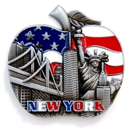 Color May Vary. Statue of Liberty, Empire State Building New York Souvenir Fridge NY Magnet - NYC Texi, Statue of Liberty, Empire State Building NYC Magnet (Pack 1)
