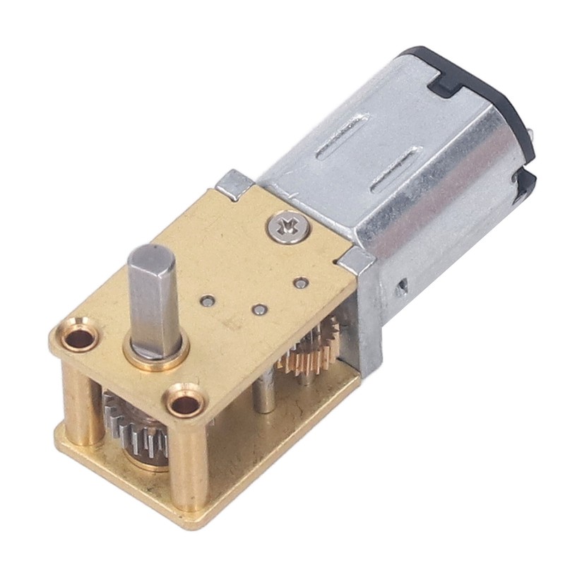 12V DC Geared Motor with Fixed Base Single Shaft Brushed