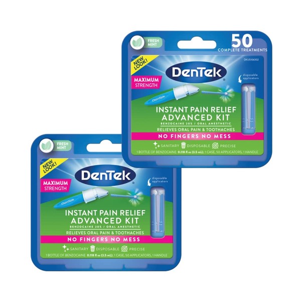 DenTek Instant Oral Pain Relief Maximum Strength Kit for Toothaches