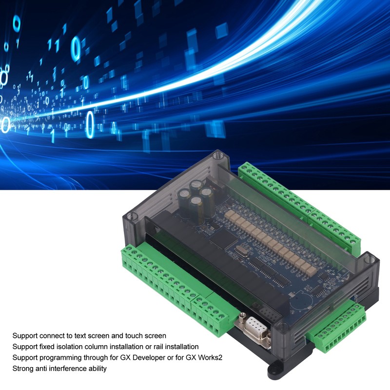 Programmable Logic Controller 16 In 16 Out Support RS485 Strong