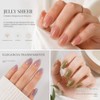 Esmalte Gel para Uñas UV LED, Soak Off Translúcido Nude