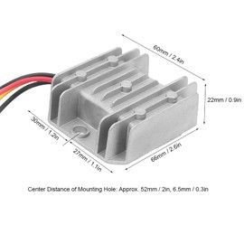 DC~DC Booster Regulator Module 2A Input 12V to Output 48V IP67 Waterproof Module Voltage Booster Converter Regulator for Solar Power Generation,Car Power Supply