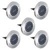 5Pcs Solar Power Underground Light Landscape Lamp 16 LED RainProof
