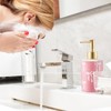 Reallnaive Pink Bow Soap Dispenser Cute Coquette Hand Soap Dispenser