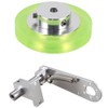 Ginobili 200mm Aluminum Polyurethane Industrial Encoder Wheel Measuring Wheel with