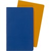 Volant Journals Large Ruled Forget Me Not Blue & Amber