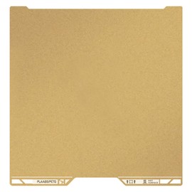 Sahvaim Same as OEM for Bambu H2D/H2S Textured PEI Plate with QR Code, 355x346mm Double Sided Flexible Spring Steel Magnetic Platform Print Bed PEI Sheet for Bambu Lab H2D/H2S 3D Printer(Gold)