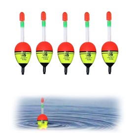 MagiSel Fishing Floats, Fishing Bobber Float, 5 Piece Floats Set 10 g, Luminous Fishing Floats Set, Eva Fishing Floats, Fishing Floats Night, Fishing Floats and Bobbers, for Crappie, Pike, Perch, Carp