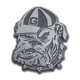 University of Georgia Chrome Auto Emblem (Bulldog)