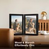 FOREV 4x6 Double Picture Frame Wooden Hinged Photo Frame Definition
