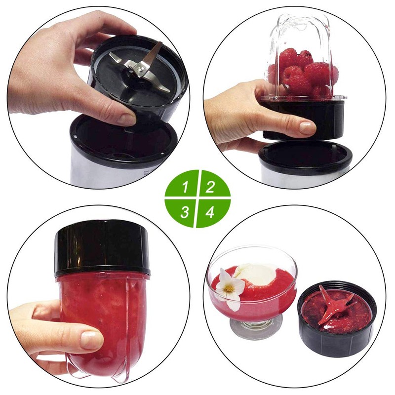 QueenTrade Replacement Cross Blade + 16oz Cup Set for Magic