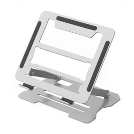 Laptop Stand, Ergonomic Adjustable Notebook Riser Holder with Foldable Design, Computer Stand Compatible with up to 17" Laptops, Tablets, and Drawing Tablets(Color:Silver)
