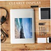 Operitacx 10 Pack Hard Plastic Photo Protectors Waterproof Document Page
