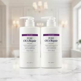 On The Body 온더바디 퓨어시카 바디로션 화이트머스크 730ml 2개 On The Body Pure Shea Body Lotion White Musk 730ml 2pcs