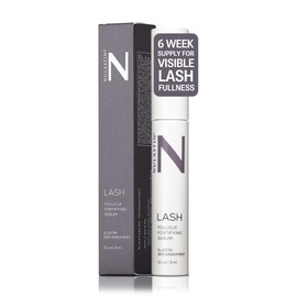 NULASTIN Eyelash Serum for Thicker Looking Lashes - Follicle Fortifying LASH Serum - Clinically Tested Eyelash Enhancing with Keratin - From the Experts in Brows and Lashes (0.1 Fl Oz)