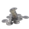 StayMax Stainless Steel Number Tags Key Tags with Key Rings