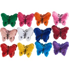VBS XXL Pack of 120 Iron-On Appliques Butterfly Patches