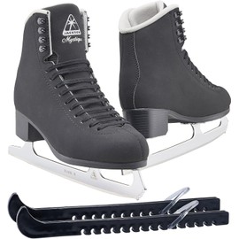 Jackson Ultima Mystique JS1593 / Figure Ice Skates for Men and Boys/Width: Medium/Size: Youth 3.5 Bundle with Guardog Skate Guards