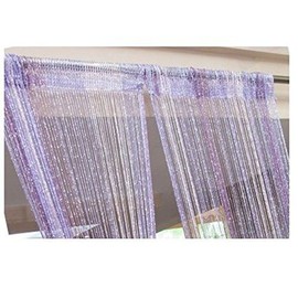 RAMCHA Purple String Curtain with Silver Lining (1.00)