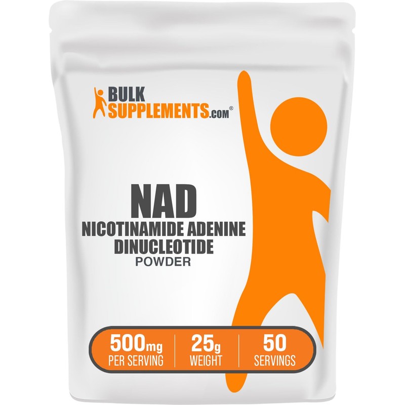 BulkSupplements- “.com NAD en Polvo Nicotinamida Adenina Dinucleótido, Suplemento NAD
