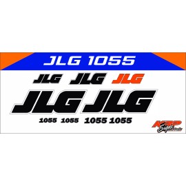 Unbranded JLG 1055 Vinyl Decal Set