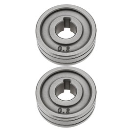 YINETTECH Pack of 2 30 mm Wire Machine Feed Drive Rollers Compatible with MIG Compatible with MAG Welding Machines (0.8 mm/1.0 mm Knurled Groove).
