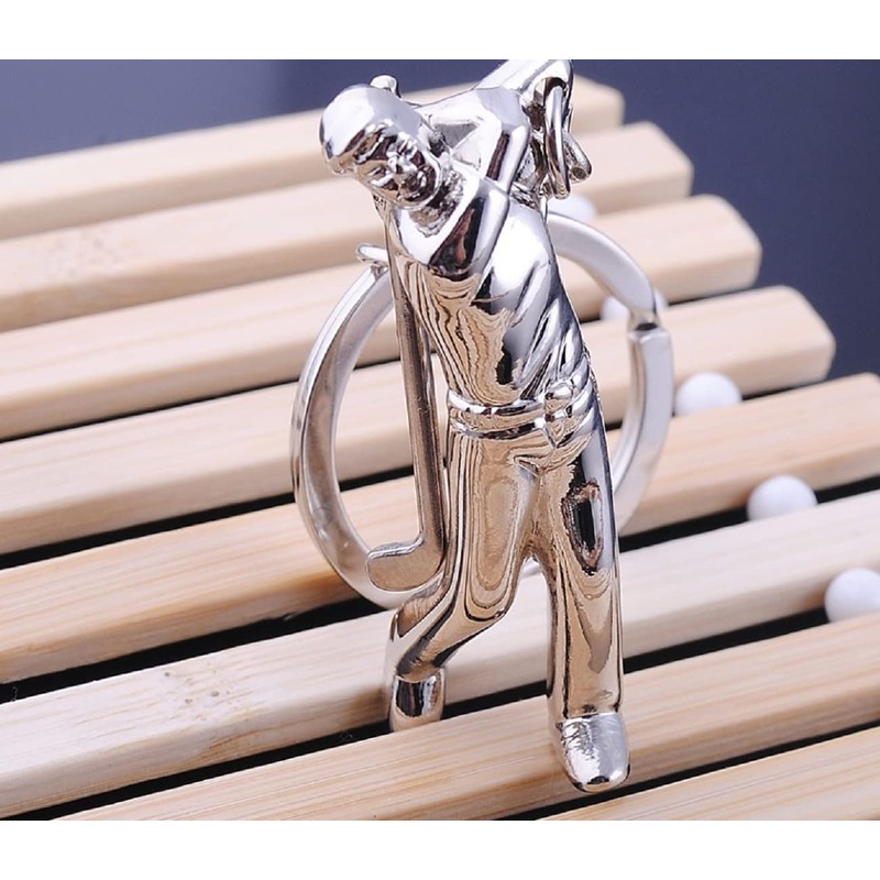 LL-Golf ® Golf Keyring Player with Golf Clubs / Gift