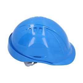 Blue Breathable ABS Hard Hat Adjustable Anti‑Smash Comfortable Helmet for Construction Sites