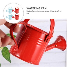 4pcs Mini Watering Can for Kids Watering Can Metal Small Watering Can Toddler Water Can Creative Metal Watering Tin Watering Pot Iron Sprinkling Kettle