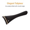 4/4 Violin Accessory Parts Set Ebony with Tailpiece Chin Rest